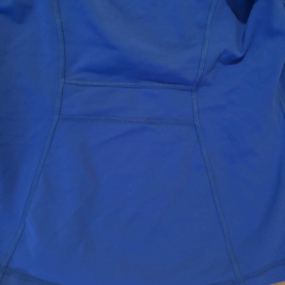 Lululemon Define Jacket Blue Full Length Thumbholes Zip Activewear Size 6 - Picture 5 of 6